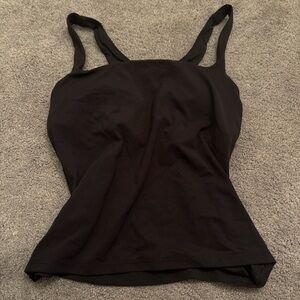 Cute black athletic tank top